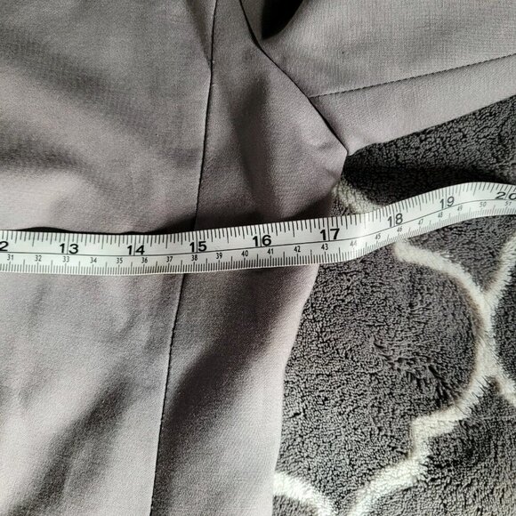Banana Republic Womens Blazer Size 6 Gray Stretch Two Button Preppy Office Work - Picture 4 of 11